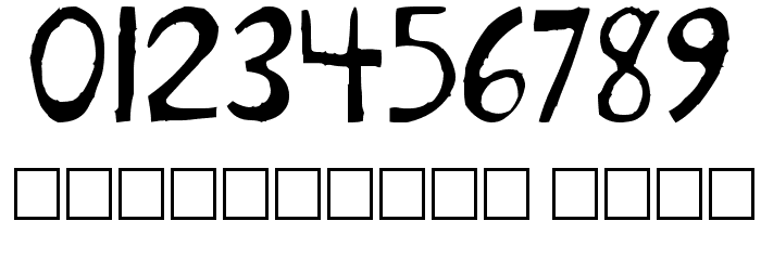 BoArust beta Font OTHER CHARS