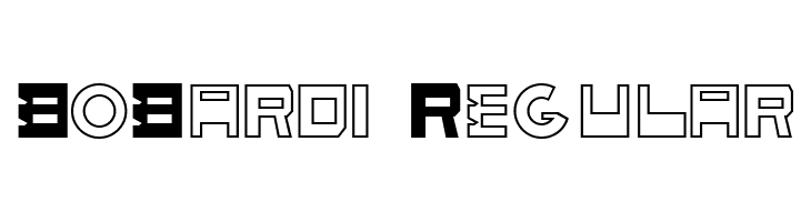 BoBardi Regular  Frei Schriftart Herunterladen