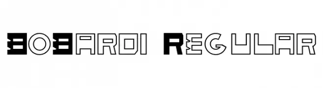 BoBardi Regular  Frei Schriftart Herunterladen
