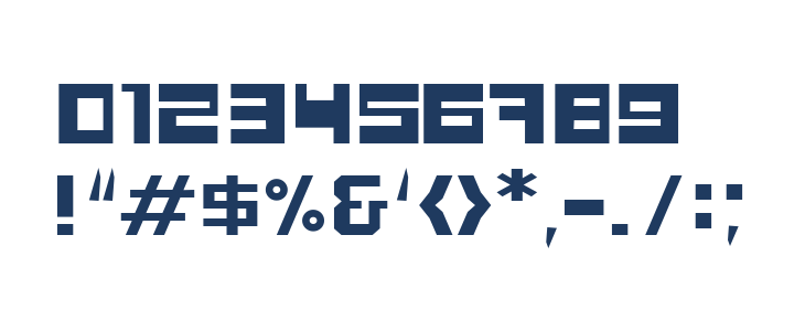 BoBardi Regular Other Characters