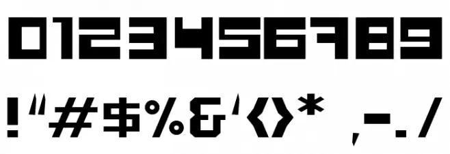 BoBardi Regular Font OTHER CHARS