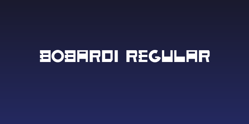 BoBardi Regular Social Header