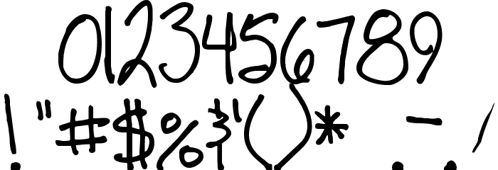 BoBsFrAnTiC True Type Font OTHER CHARS