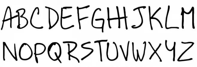 BoBsFrAnTiC True Type 字体 大写