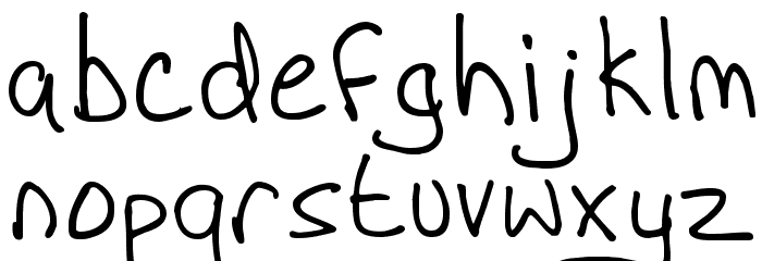 BoBsFrAnTiC True Type Font LOWERCASE