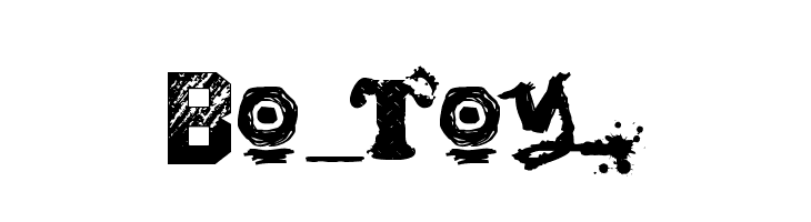 Bo_Toy  Frei Schriftart Herunterladen
