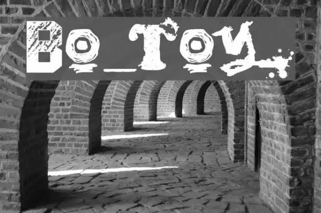 Bo_Toy Font examples