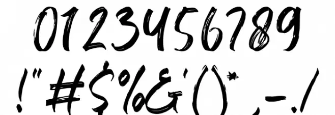 Boank Regular Font OTHER CHARS