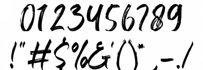 Boank-Regular Font OTHER CHARS