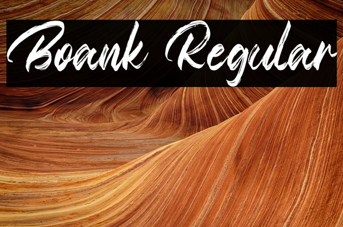 Boank Regular Example 2