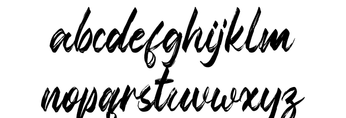 Boank Regular Font LOWERCASE