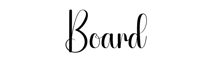 Board  नि: शुल्क फ़ॉन्ट्स डाउनलोड