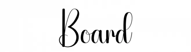 Board  Frei Schriftart Herunterladen