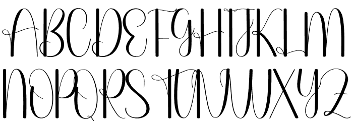 Board Font UPPERCASE