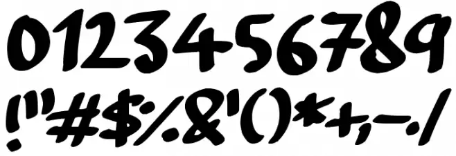 BoardMarker Font OTHER CHARS