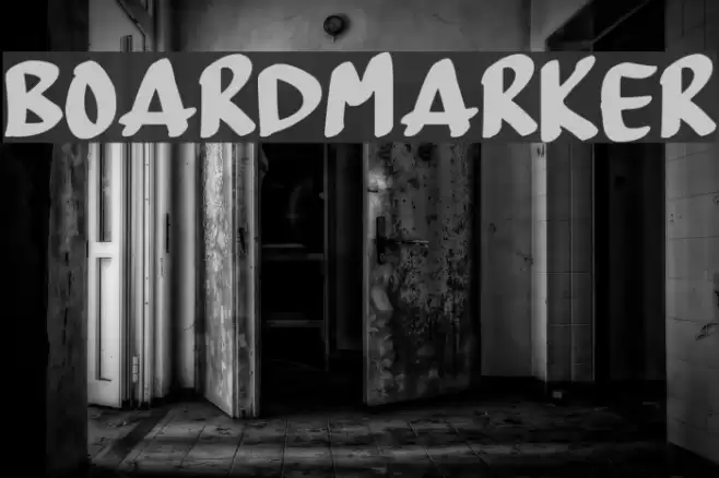 BoardMarker Font examples