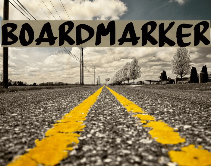 BoardMarker Polices examples