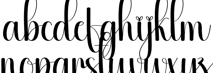 Board Font LOWERCASE