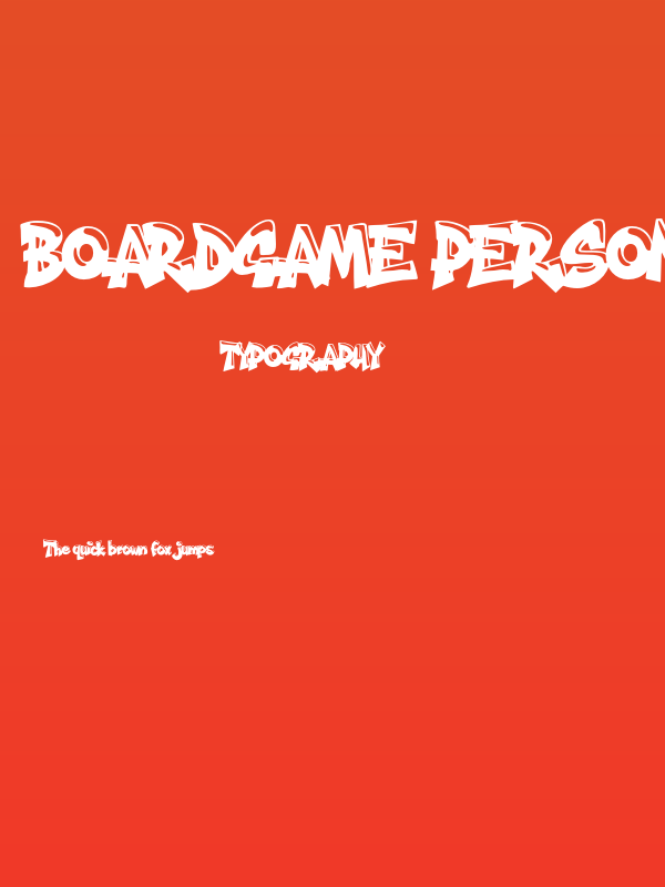 Boardgame PERSONAL USE Regular Poster