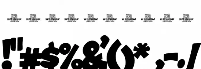 Boardgame Plain PERSONAL USE Regular Fonte OUTROS PERSONAGENS