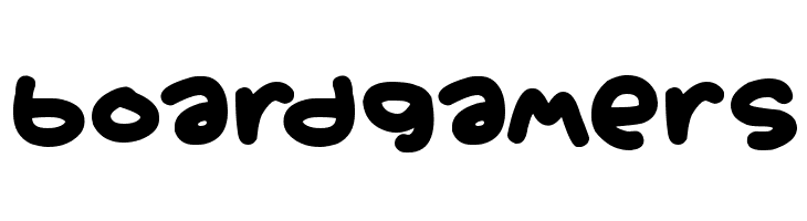 Boardgamers Schriftart