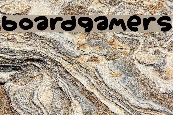 Boardgamers Font examples