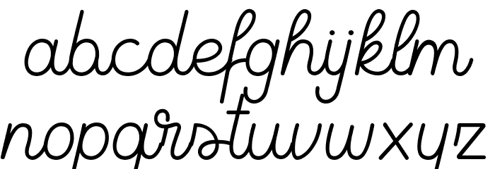 Boarding Personal Use Regular Font LOWERCASE