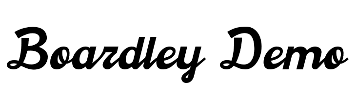 Boardley Demo  नि: शुल्क फ़ॉन्ट्स डाउनलोड
