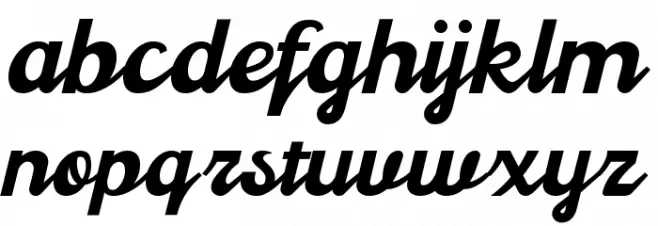 Boardley Demo Schriftart Kleinbuchstaben
