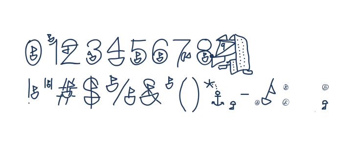 Boatfont Other Characters