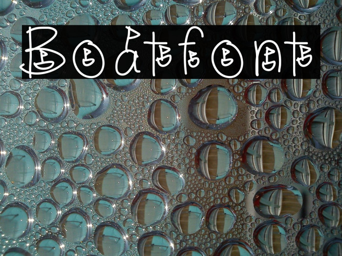 Boatfont Example 3