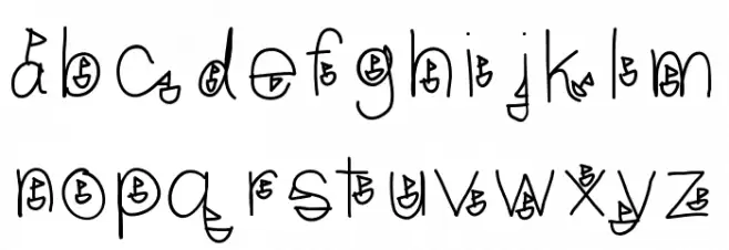 Boatfont Font LOWERCASE
