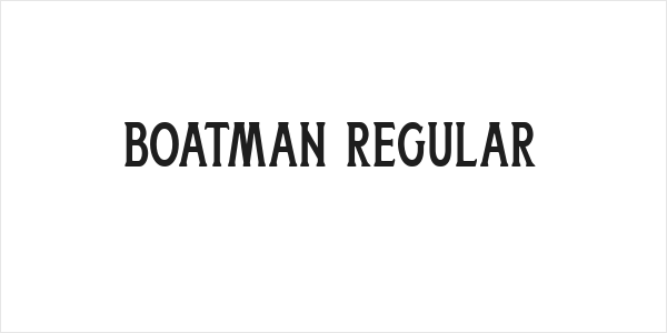 Boatman Regular Logo