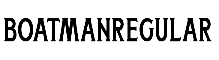 BoatmanRegular Font