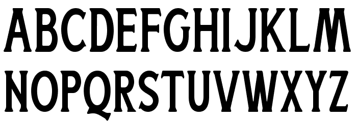 BoatmanRegular Font LOWERCASE