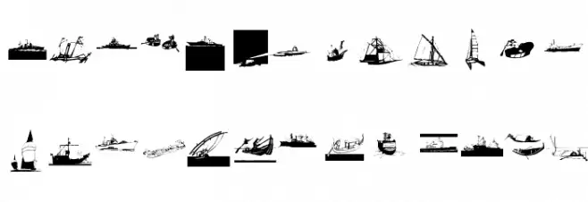 BoatsTraces Fonte MAIÚSCULAS