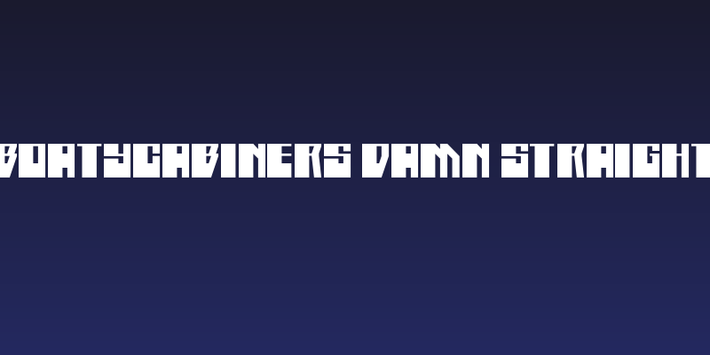 Boatycabiners Damn Straight Social Header