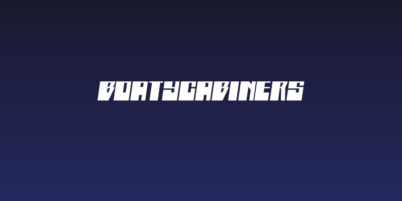 Boatycabiners Social Header
