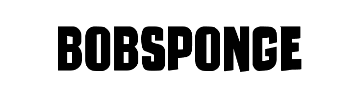 Bob Sponge Font