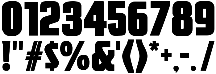 Bob Sponge Font OTHER CHARS