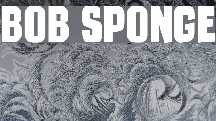 Bob Sponge Font examples