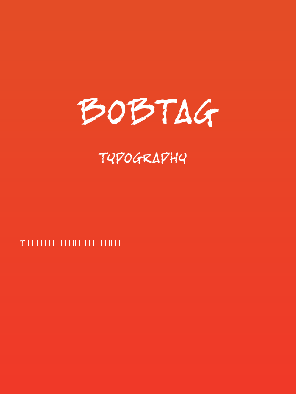BobTag Poster