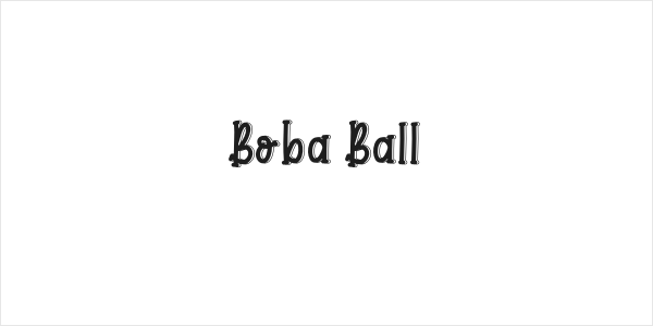 Boba Ball Logo
