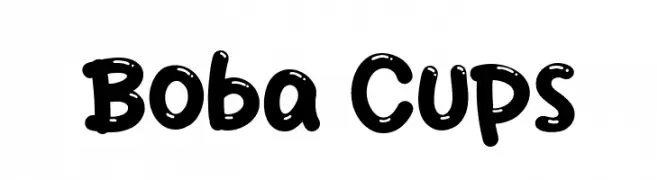 Boba Cups  Frei Schriftart Herunterladen