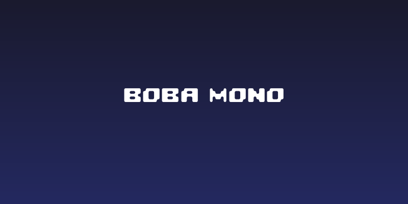 Boba Mono Social Header