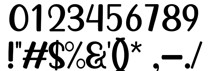 Boba Panda Font Alte caractere