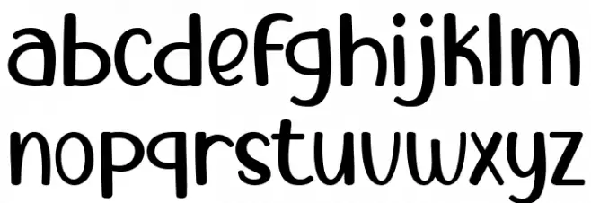 Boba Panda Font Litere mici