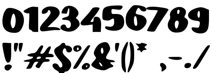 Boba Popsicle Font OTHER CHARS