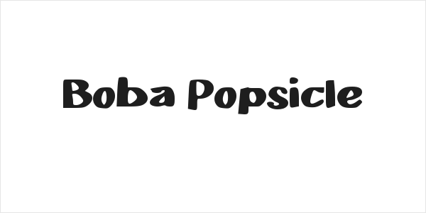 Boba Popsicle Logo