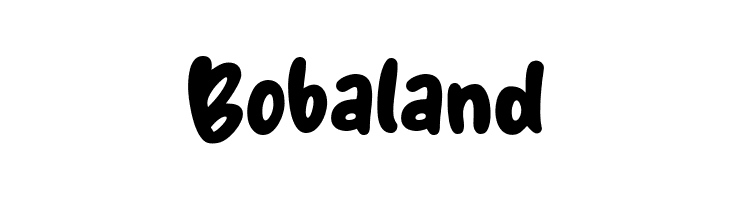 Bobaland  baixar fontes gratis